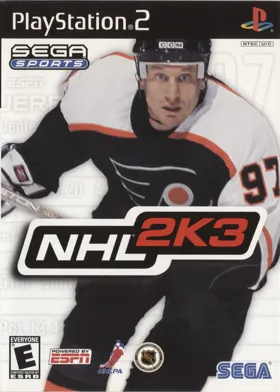 NHL 2K3 box cover front